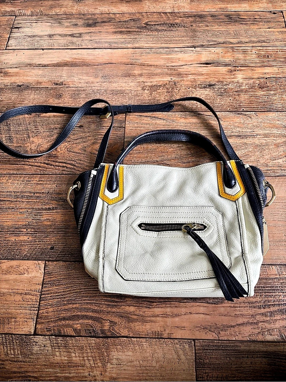 Oryany Purse: Colorblock Leather Shoulder Bag
